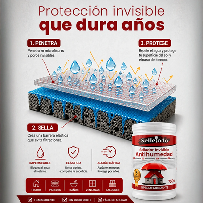 SelleTodo 750g, Sellador Impermeable Antifiltraciones