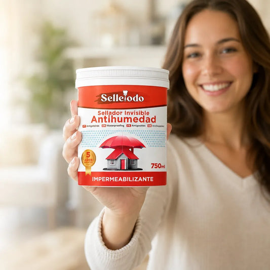 SelleTodo 750g - Sellador Antifugas Transparente con Protección de hasta 5 Años