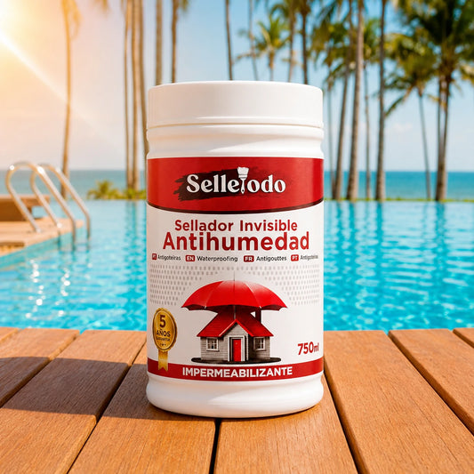 SelleTodo 750g - Sellador Transparente Antifugas con Durabilidad de hasta 5 Años
