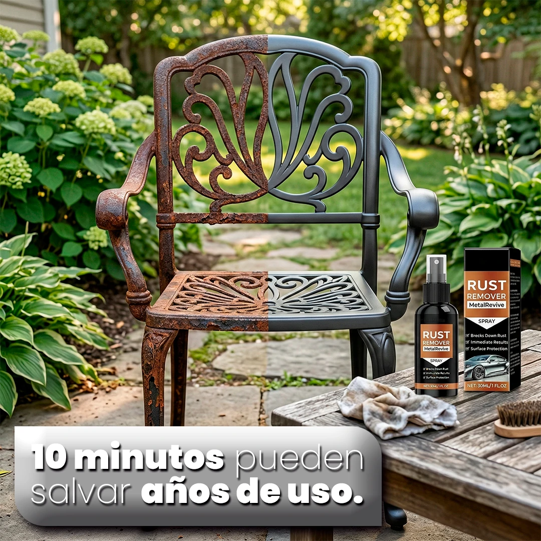 MetalRevive Spray Removedor de Óxido 30ml Elimina el Óxido en Minutos - Compra 1 y llévate 2