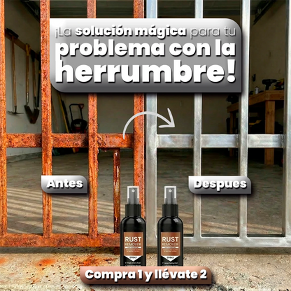 MetalRevive Spray Removedor de Óxido 30ml Elimina el Óxido en Minutos - Compra 1 y llévate 2