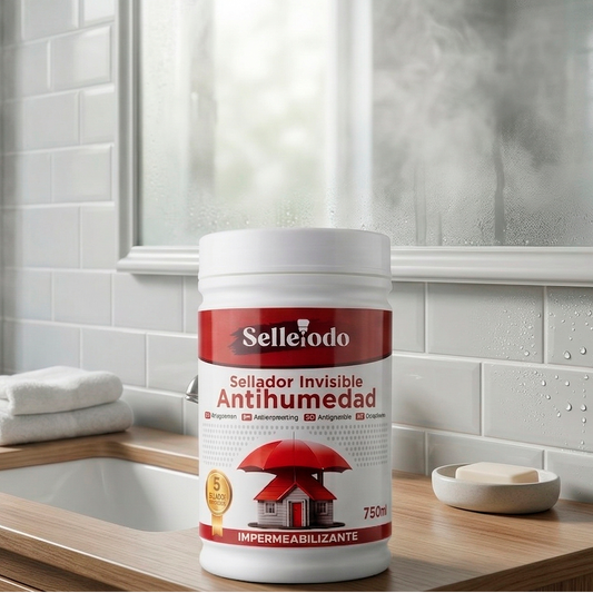 SelleTodo 750g, Sellador Transparente Antifugas con Protección Duradera de hasta 5 Años