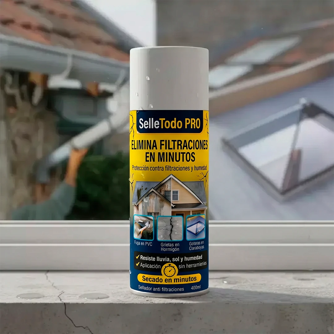 Spray SelleTodo - solución definitiva contra goteras y grietas