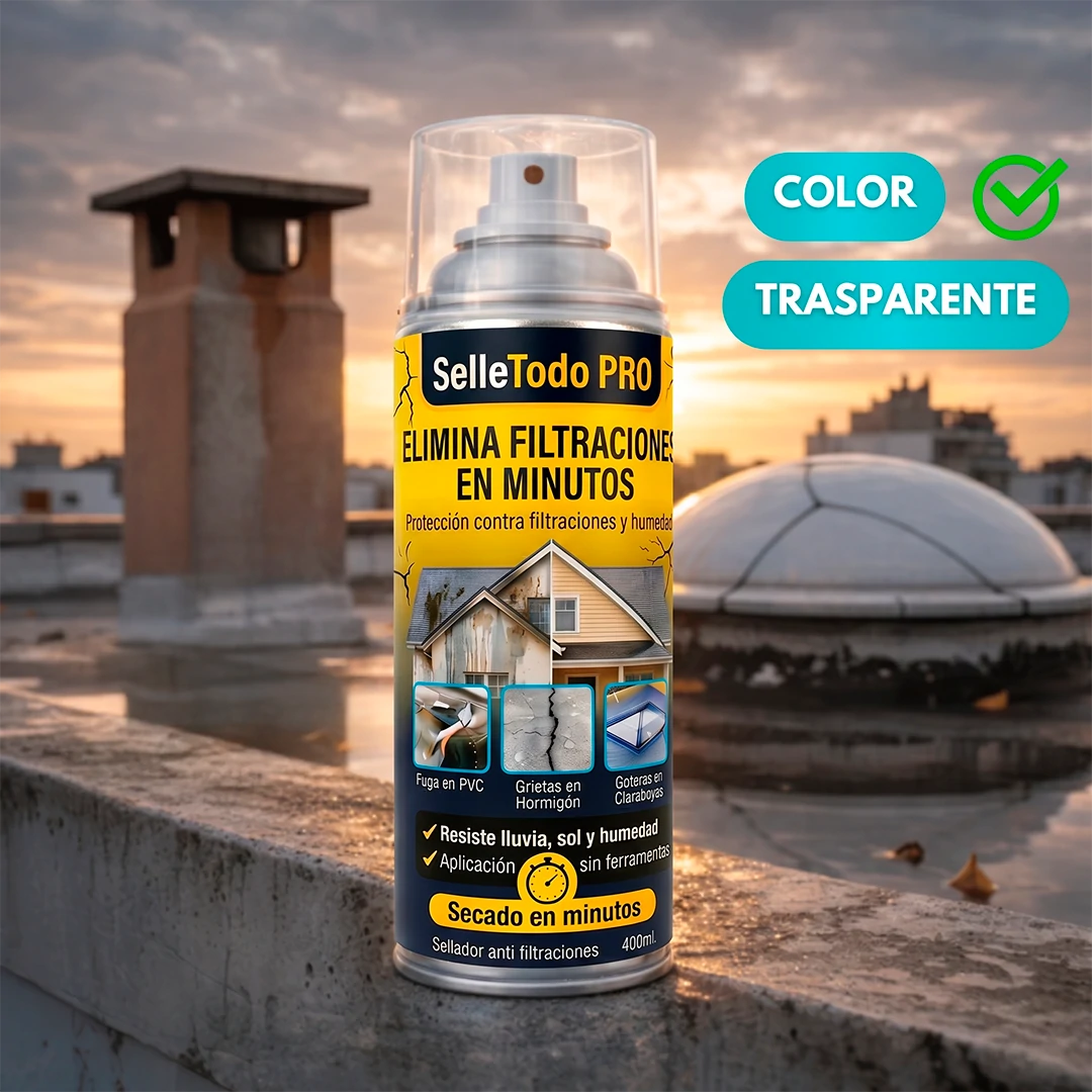 Spray SelleTodo - solución definitiva contra goteras y grietas